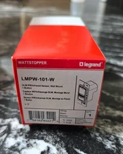 NEW Legrand Wattstopper LMPW-101-W Wall Mount PIR Occupancy Sensor White