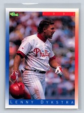 1992 Classic II #T51 Lenny Dykstra