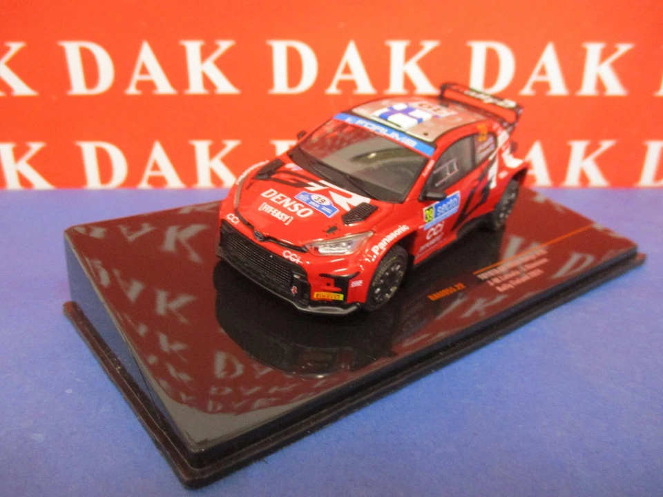 Die cast 1/43 Modellino Auto Toyota GR Yaris Rally2 Rally Finland 2024 Latvala - Immagine 2 di 4