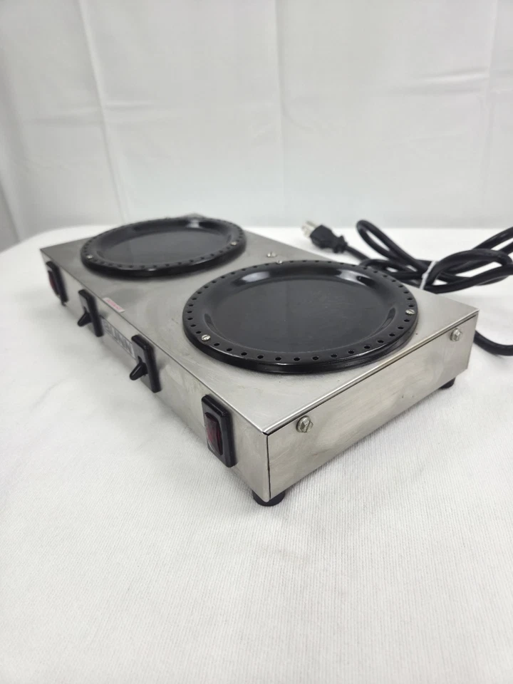 Calentador de cafetera BUNN modelo de doble posición! WX2 funcionando Foto 4 de 4