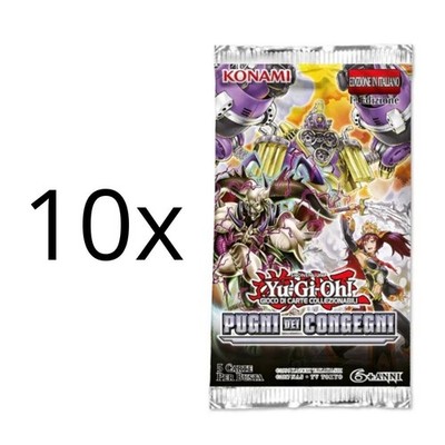 Yu-Gi-Oh! 10x Booster PUGNI DEI CONGEGNI 1. Auflage - DEUTSCH ITALIENISCH