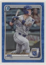 2020 Bowman Chrome Prospects Blue Refractor 126/150 Kyle Isbel #BCP-165 0b5