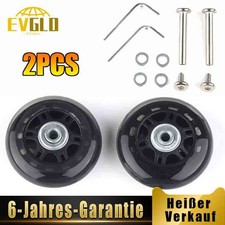 Gepäckkoffer Ersatzräder Reparatur für Gepäck Koffer 70mm x 24mm Räd Schwarz 