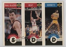 1996 Collector's Choice Mini-Cards Gold Arvydas Sabonis Sasha Danilovic HOF 0f21