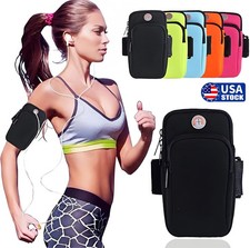 Sports Running Jogging Gym Armband Arm Band Bag Pouch Cell Phone Case Cover USA