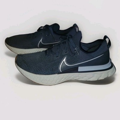 Nike React Flyknit Men s 11.5 Blue Athletic Running Sneakers Athletic Shoes