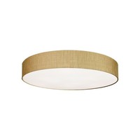 Moderne Deckenleuchte Gold Papier Rund 7-Flammig Selina Wohnzimmer Flur Lampe