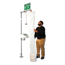 Hughes Test-Kit Safety Shower Test Kit, White, 11" D