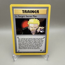 Lt. Surge's Secret Plan 107/132 Rare Non Holo - Gym Challenge Pokemon TCG - LP on eBay
