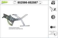 Fensterheber Valeo 852586 FüR Opel Zafira GroßRaumlimousine T98 F75 16V CNG DTI