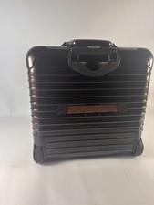 Rimowa Topas Stealth Pilot Valigia Alluminio Business Bagaglio a rotelle Nero