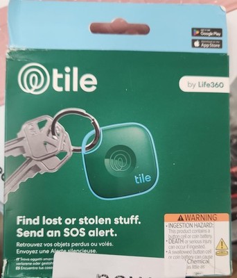New Green Surf Tile by Life360 Mate Bluetooth Tracker, Keys Finder and Item