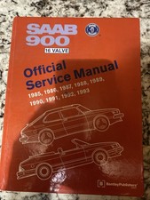 Saab 900 16 Valve Official Service Manual 1985-1993 By Bentley