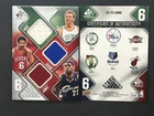 Lebron James Larry Bird Julius Irving 2009-10 SP Game Used 6 Jersey Relic # /99