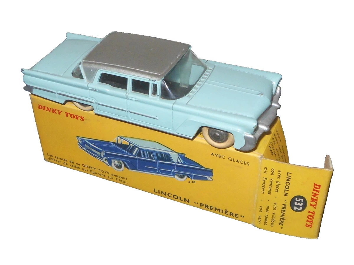 Dinky Toys 532 Lincoln Premiere 1961 – Bleu – Excellent état – France