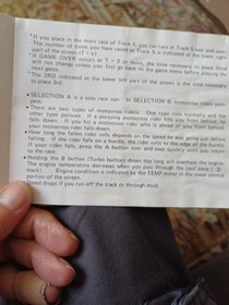Excitebike Nintendo NES 1985 PAL Manual Included,no Box