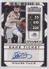 2020 Panini Contenders Draft Picks Game Ticket Red Killian Tillie #94 Auto 0e7u