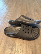 Crocs Baya Black Slide Unisex Women's 12 Men's 10