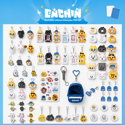ENHYPEN ENCHIN ポップアップ　グッズ　購入特典　6枚　コンプ ENHYPEN (ENCHIN) Official Character POP-UP OFFICIAL MERCH | eBay