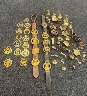 Brass Bundle Vintage Job Lot Collectibles Curious Ornaments Antique Pieces