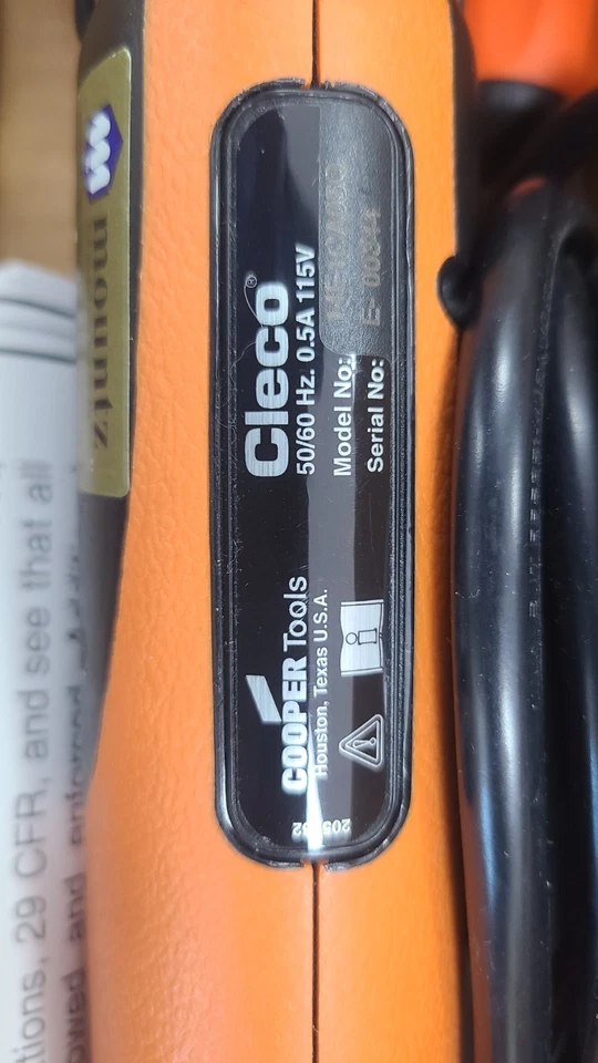 ELECTRIC SCREWDRIVER. CLECO 14 SERIES PLUG IN ELECTRIC SCREWDRIVER 14E1CA05Q - Image 3 of 4