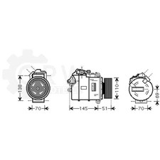  Kompressor Klimaanlage Klimakompressor für BMW 3er Coupe Touring E92