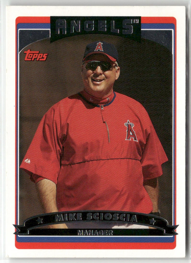 2006 TOPPS #586 MIKE SCIOSCIA LOS ANGELES ANGELS