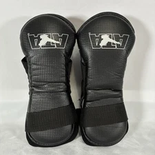 ATA Taekwondo Martial Arts Foot Gear Pads Sparring Kickboxing Adult 7 Vinyl