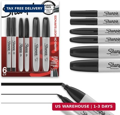 Sharpie Permanent Markers Variety Pack, Includes Chisel, Fine, and Ultra-Fine Ti