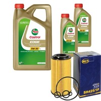 SCT Inspektionspaket 7L Castrol 5W-30 FüR Mercedes C-Klasse T-Model S204 S203