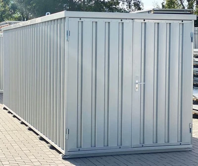 Baustellencontainer Lagercontainer Containerbox Lager Box Werkzeugcontainer 5m - Bild 1 von 4