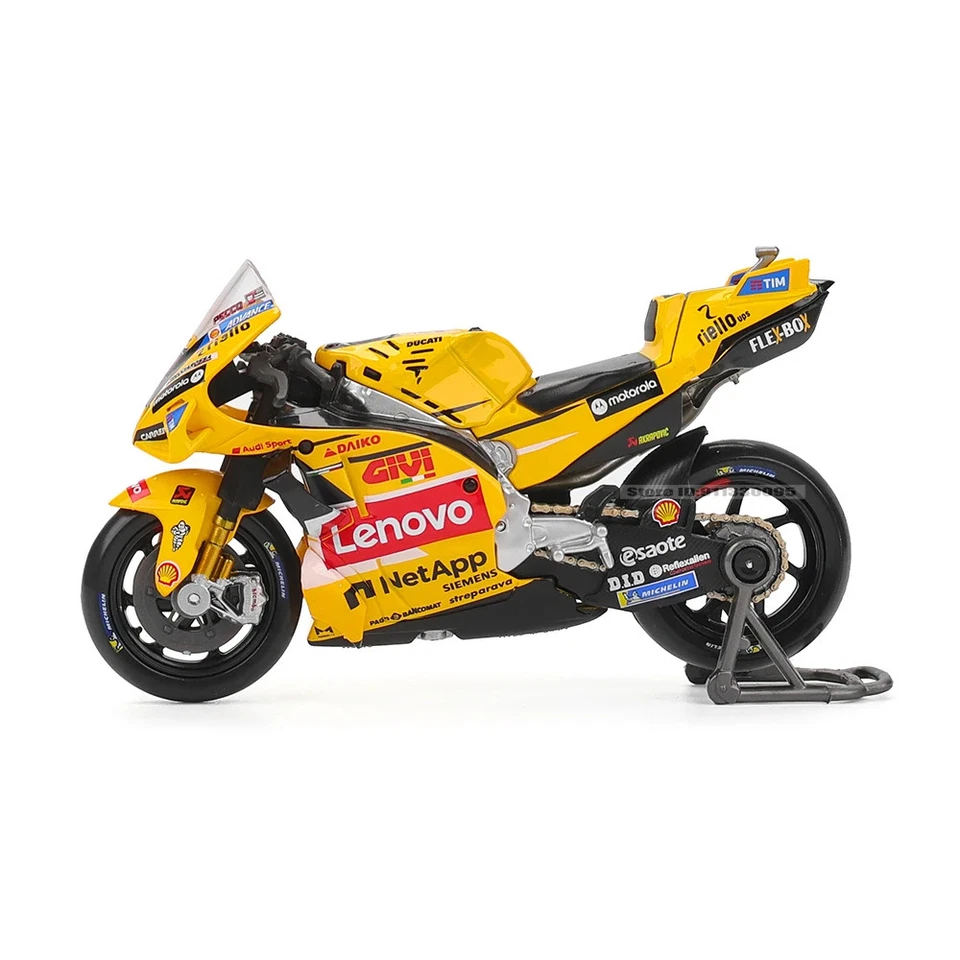 1:18 NEW 2023 Ducati Lenovo Team #1 Bagnaia Champion Moto GP Racing Casting Allo - Image 4 of 4