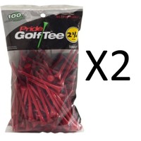 Pride Sports 100% Solid Hardwood Golf Tees - 2 3/4 - 100 Count Red (2-pack) on sale Pride Sports 100% Solid Hardwood Golf Tees - 2 3/4 - 100 Count Red (2-pack) on sale