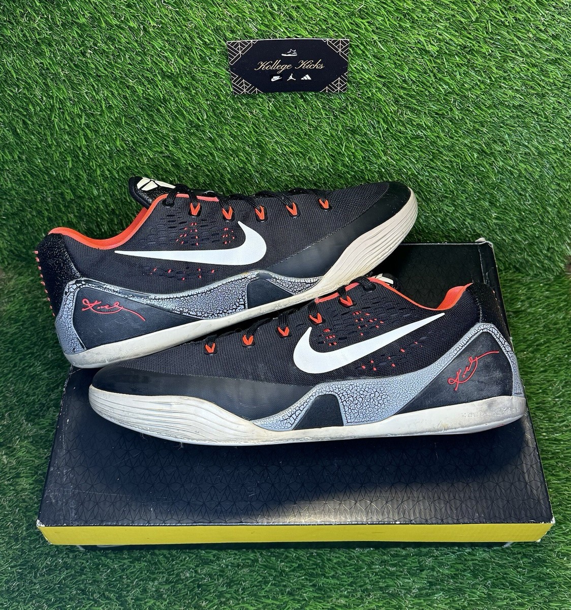 Nike Kobe 9 IX EM Laser Crimson White Black Infrared Red