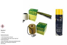 MANN FILTER Paket MANNOL Klimareiniger f�r BMW 1er E81 116i E87 3er E90 316i E91
