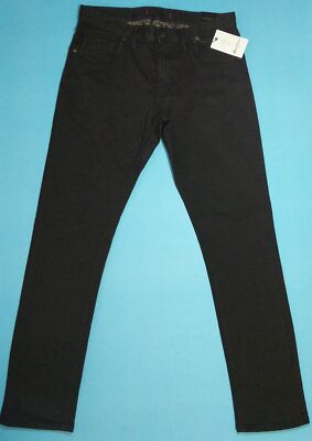 Robert Graham Mathias Black Denim Jeans Size 33 New with Tags