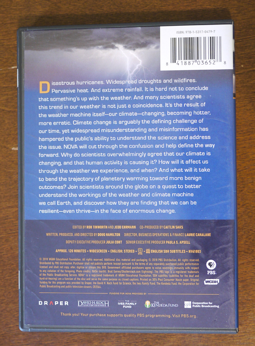 Decoding the Weather Machine (DVD; PBS/Nova) | eBay