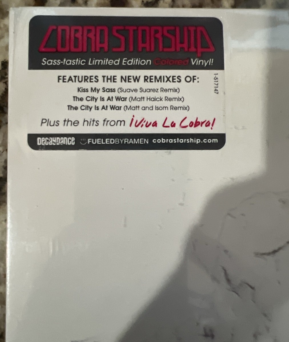 Cobra Starship Kiss My Sass 2008 FIRST PRESS Purple Vinyl /2000