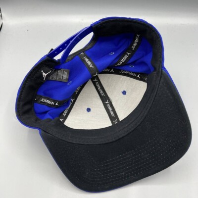 Air Jordan Hat Men Blue Black Speckled Print Jumpman Snap Back Cap