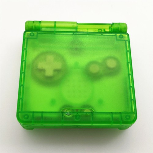 Clear Transparent Green Shell Housing Case For Game Boy Advance SP GBA SP - Picture 2 of 8