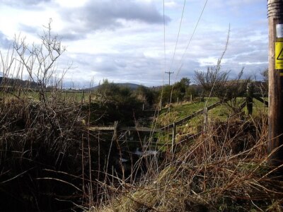 Photo 6x4 Upstream drain by Bridgend Cottages Bridge of Canny  c2009