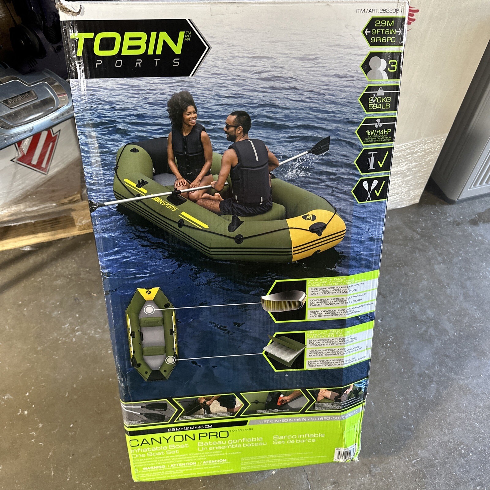 Tobin Canyon Pro Inflatable Boat 821808054862 eBay