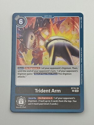 Digimon TCG Einzelkarte Trident Arm NM