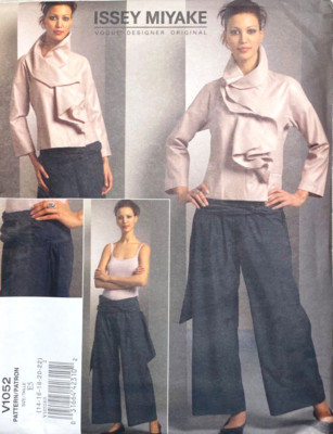 VOGUE V1052 ISSEY MIYAKE SIZES 14 16 18 20 22 JACKET PANTS UC/FF