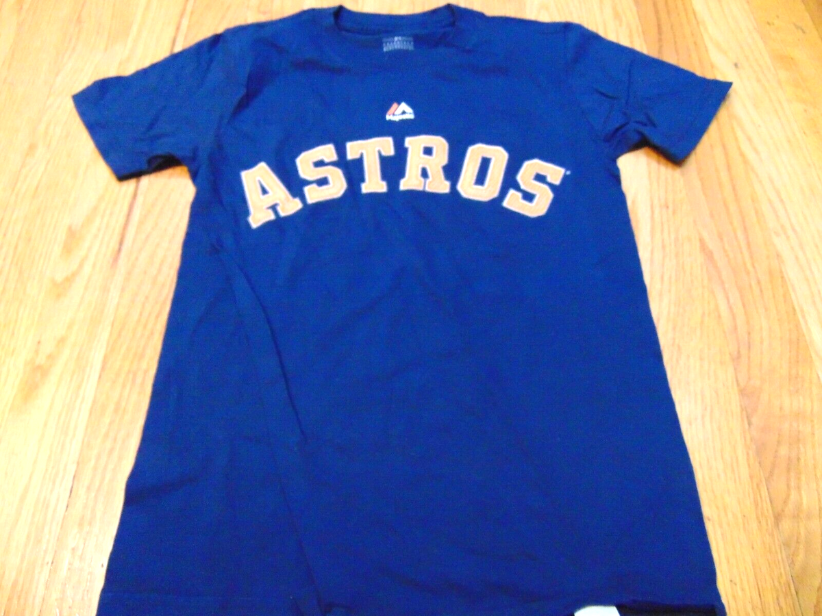 NWOT MLB HOUSTON ASTROS JOSE ALTUVE JERSEY T-SHIRT SIZE YOUTH S