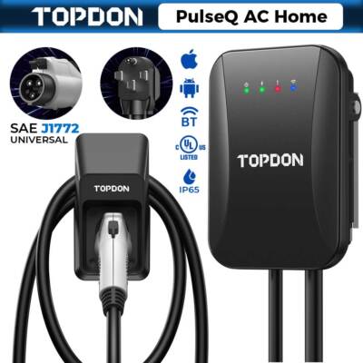 Topdon Level 2 40A EV Charger J1772 Hardwired - 16 Ft