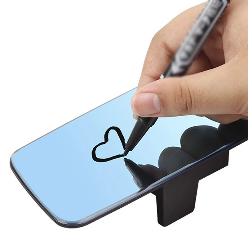 Espejo retrovisor plano interior antirreflejo 2.5D pantalla completa azul 280×72 mm 1 pieza Foto 2 de 4