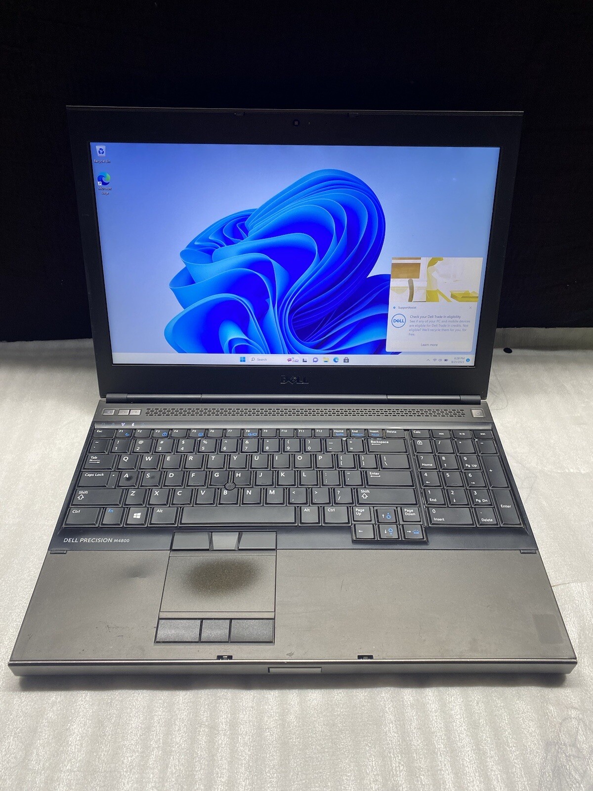 Dell Precision M4800 Laptop 15.6" FHD i7-4800MQ 2.70GHZ 32GB 512GB SSD Windows11 - Picture 7 of 17