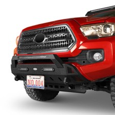 Stubby Steel Bull Bar Front Bumper W Light Fit Toyota Tacoma 2016-2023 3rd Gen Stubby Steel Bull Bar Front Bumper W Light Fit Toyota Tacoma 2016-2023 3rd Gen