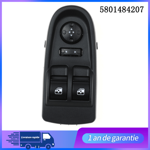 Interrupteur Bouton Lève Vitre Gauche 5801484207 Pour Iveco Daily V 2011-2014 - Picture 3 of 7